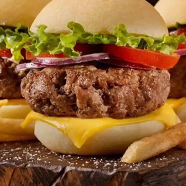 Mini Beef Sliders with French Fries