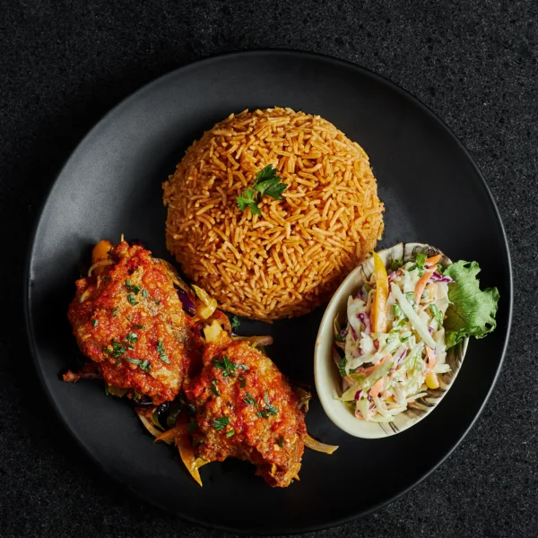 Smokey Jollof with Fish